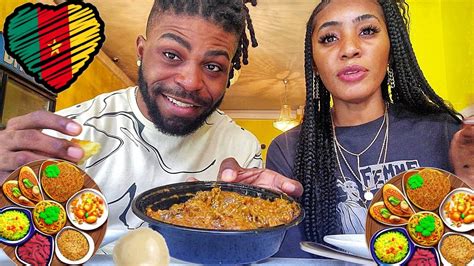 Jamaicans Try African Food For The First Time Jollof Rice Fufu Peri Chicken Youtube