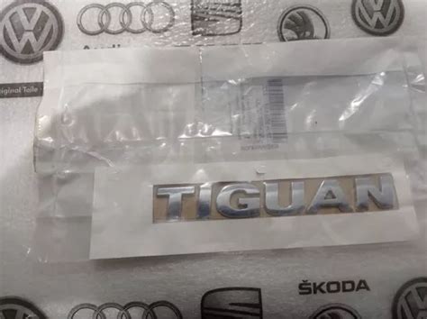 Emblema Tiguan Tampa Traseira Original Vw Na Zz Parcelamento