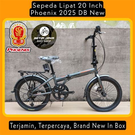 Jual Sepeda Lipat Folding Bike Inch Phoenix Db New Steel