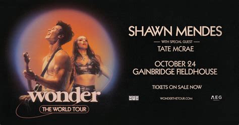 Shawn Mendes & Tate McRae [CANCELLED] Tickets | 9th September | Crypto ...