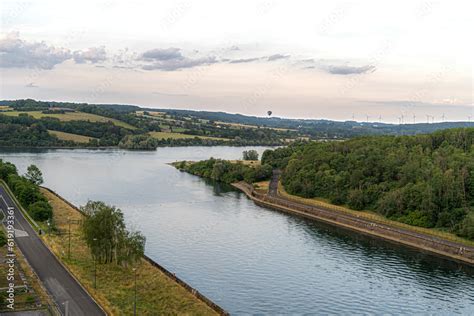 Toeristic Pictures Of The Lacs De L Eau D Heure Located In The South