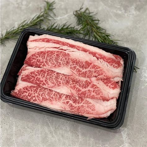 Jual Aus Wagyu Karubi Mb Beef Slice Wagyu Shortplate Slice Grm