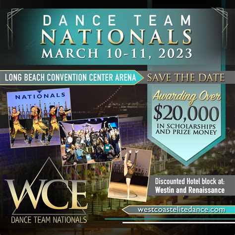 Wce Nationals Savedate West Coast Elite Dance Inc