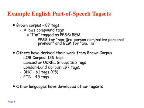 Ppt Part Of Speech Tagging Powerpoint Presentation Free Download