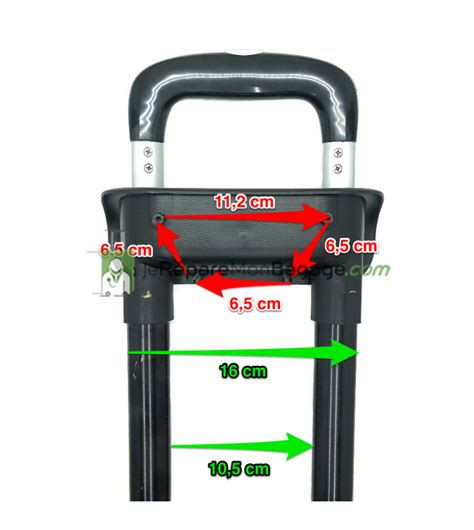 Poignée Télescopique pour Valise Cabine Réparation Bagages