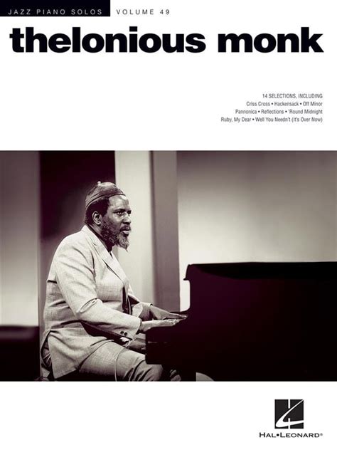 Jazz Piano Solos Series Volume 49 Thelonious Monk Thelonious Monk