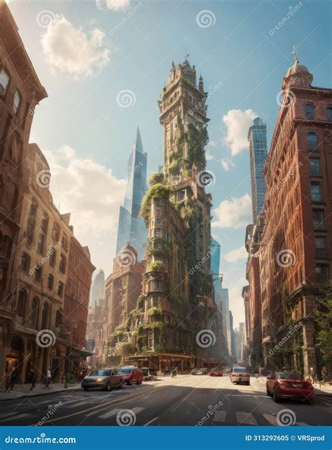 Urban Nature Fusion Cityscape Stock Image Image Of City Nature