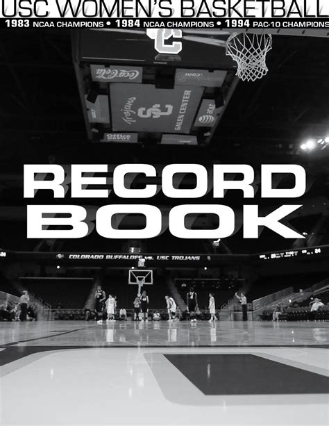 2012 13 Usc Womens Basketball Record Book By Darcy Couch Issuu