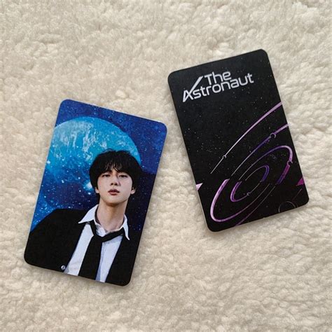 Jin Photocard The Astronaut Etsy