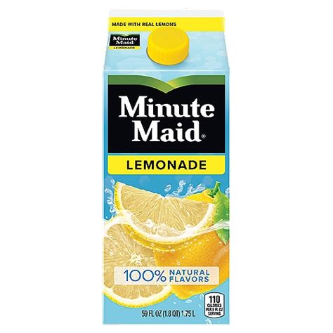 Minute Maid Lemonade Carton 59 Fl Oz Price Rite