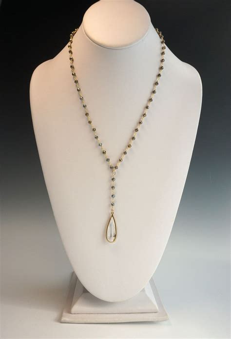 Crystal Lariat Y Drop Necklace Crystal And Gold Chain Etsy Necklace Crystal Necklace