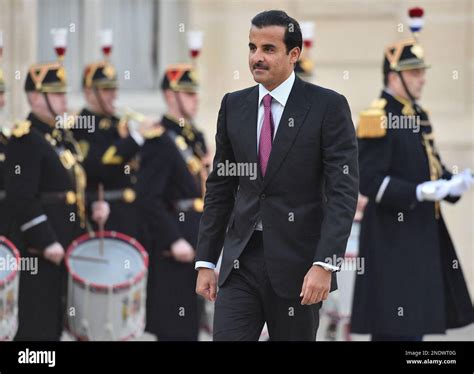 Cheikh Tamim Ben Hamad Al Thani Banque De Photographies Et Dimages