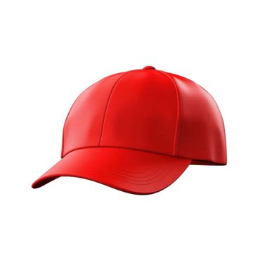 Red Cap Mockup Cutout Png File Hat Fashion Textile Png Transparent