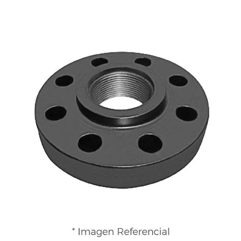 BRIDA ROSCADA ACERO ASTM A105 CLASE 300 RF (RAISED FACE) ANSI B16.5 NPT ANSI B1.20.1