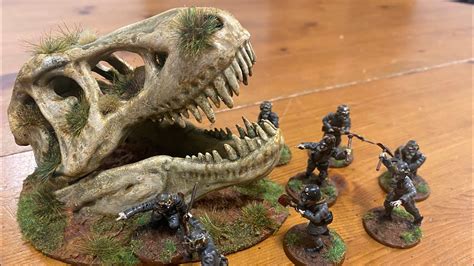 T Rex Skull Terrain For A War Transformed Youtube