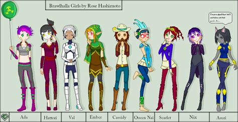 Brawlhalla Girls By Rosie0109 On Deviantart