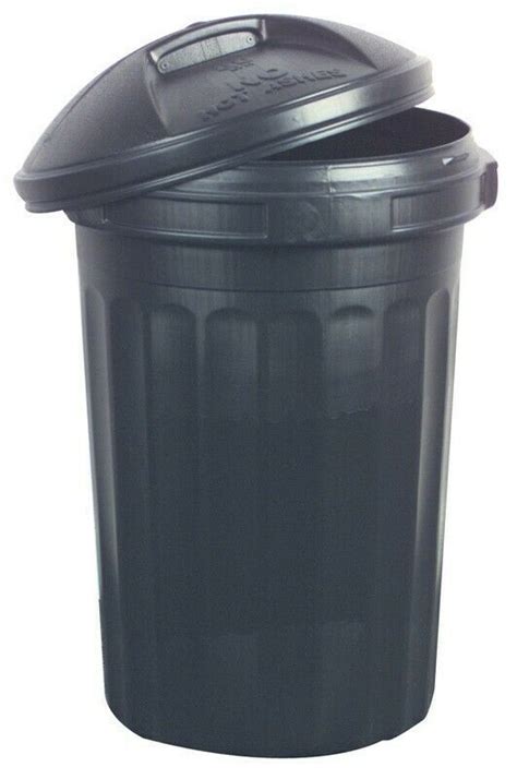 Description Standard Black Plastic Dustbin This Dustbin Has A Capacity