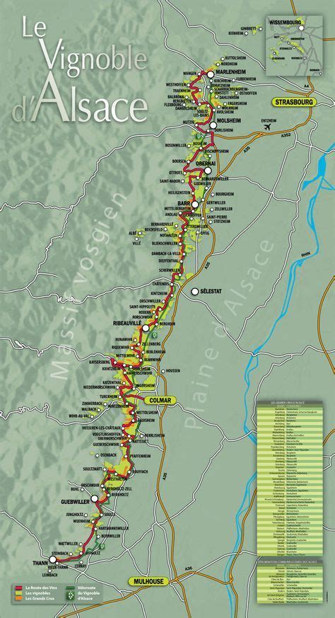 Carte Route Des Vins Alsace Route Du Vin Alsace Tourisme Vacances