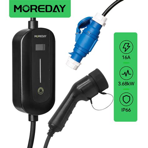 32A Level Gbt CCS 2 AC EV Charger 7kw Evse Liquid Screen Display