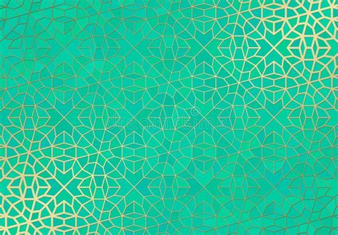 Abstract Background With Islamic Ornament Arabic Geometric Texture