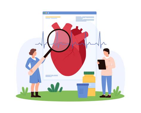 640 Cardiologist With Heart Diagram Stock Illustrations Royalty Free