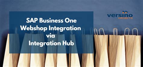 Web Shop Integration With Sap Business One Integration Hub