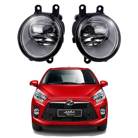 Perodua Axia Se Advance Fog Lamp Spot Sport Lights Set Complete