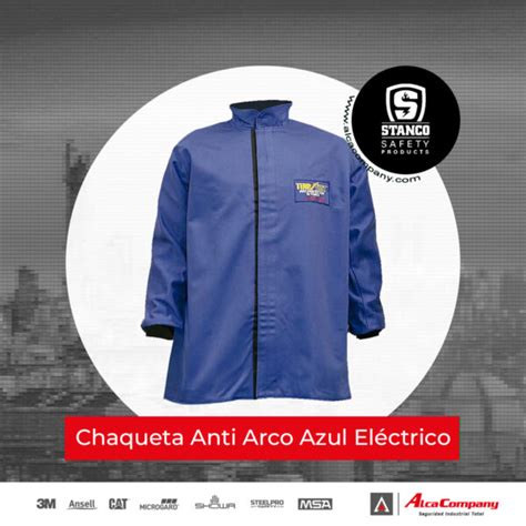 Chaqueta Anti Arco Azul El Ctrico Alca Company Sac