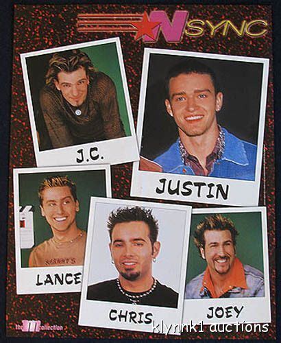 Jessica Simpson Poster Centerfold A Nsync Justin Jc Chris Lance Joey