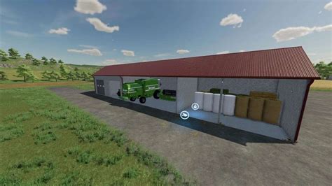 Garage With Bale Storage V10 Fs22 Mod Farming Simulator 22 Mod