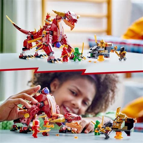 Lego Ninjago Le Dragon De Lave Transformable De Heatwave Sur