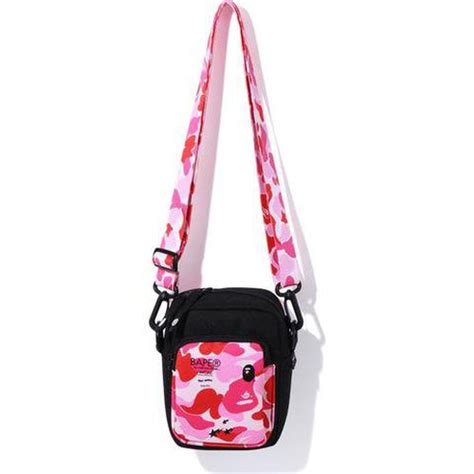 A Bathing Ape Abc Mini Shoulder Bag Pink Solesense