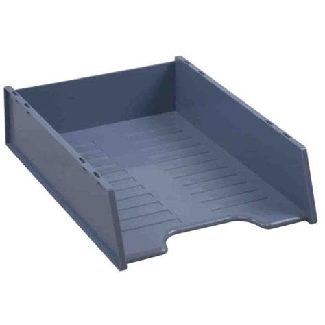 Document Tray Italplast I60 Slate Blue Skout Office Supplies