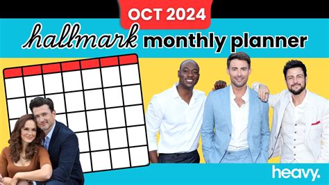 Hallmark Monthly Planner For October 2024 Entertainmentnow