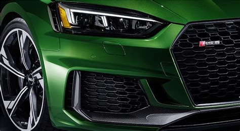 2019 Audi RS 5 Sportback Color Sonoma Green Metallic Headlight