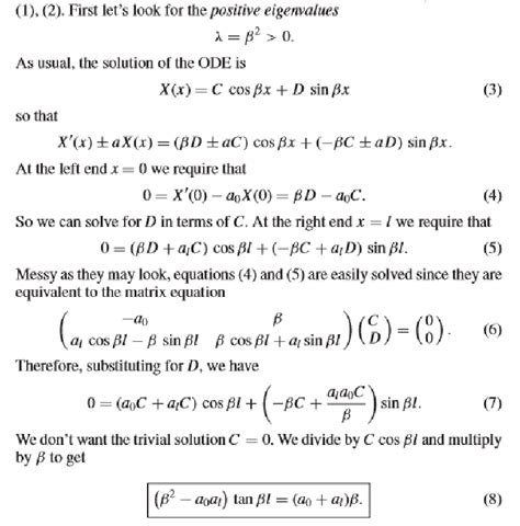 Solved The Following Is A Partial Differential Equation