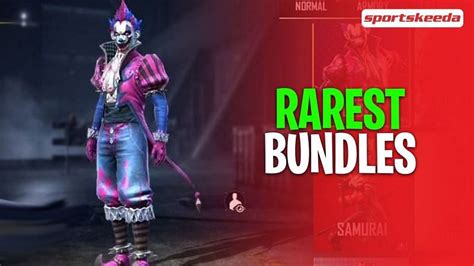 Free Fire List Of Rarest Bundles Released In The Game Off