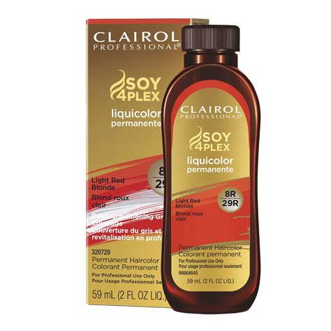 Miss Clairol Professional Liquicolor 29 Light Red Blonde Hair Color, 2 ...