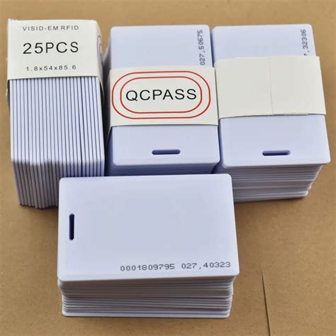 Pcs Lot Khz Rfid Em Id Thick Card Access Control System Card Rfid