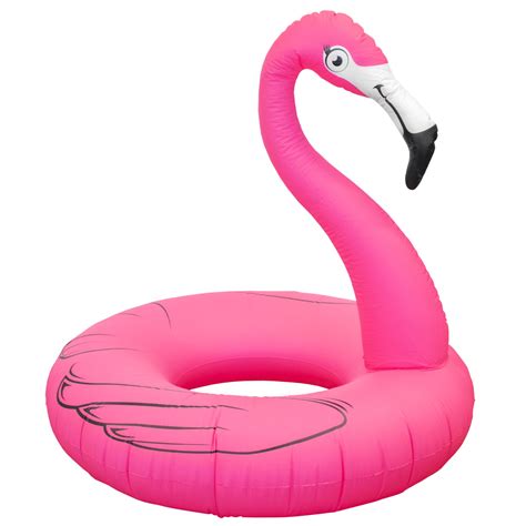 Inflatable Flamingo Pool Float Pink Giant Tiger