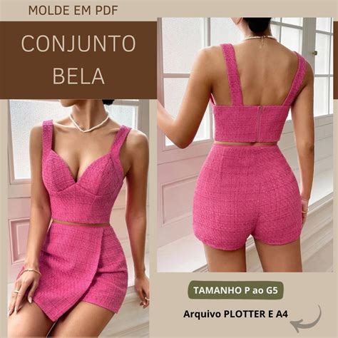 Molde Conjunto Bela Julia Suenia Nunes Gomes Hotmart