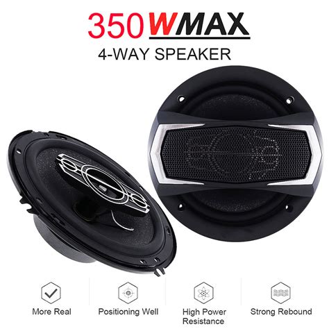 Speaker Audio Mobil 4 Way Coaxial 6 Inch 350 W 2 Pcs TS A1695S