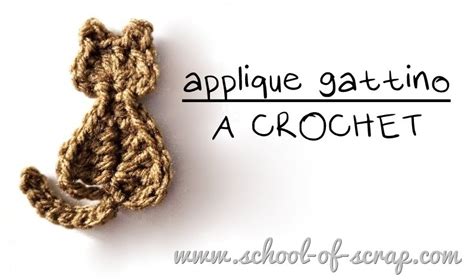 Uncinetto Facile Applique Gattino Con Schema E Tutorial Da Fare A