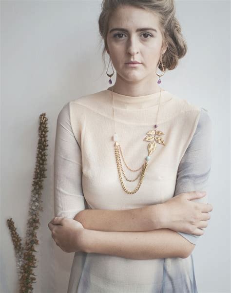 Agatha Leaf And Gem Stone Necklace Eclectic Eccentricity