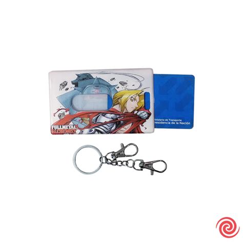 Llavero Porta SUBE Porta Tarjeta Anime Fullmetal Alchemist