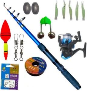 PNEP TELESCOPE Rod With Reel All Kit Combo Set Multicolor Pack Of 1