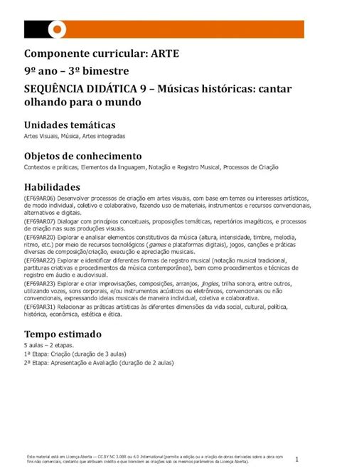 Docx Pnld Moderna Web View Ano Bimestre Sequ Ncia Did Tica