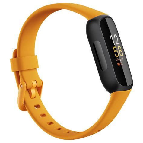 Fitbit Inspire 3 Venetian Yellow Black Fitness Tracker LDLC Holy