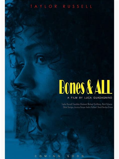 "Bones and All Film " Poster for Sale by galaxysky | Redbubble