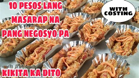 Pesos Lang Sulit Sa Sarap Patok Na Negosyo Street Food